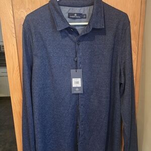 Navy Blue Long Sleeve Shirt